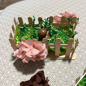 Baby Shower Decorations! Baby cow corrals/stables.